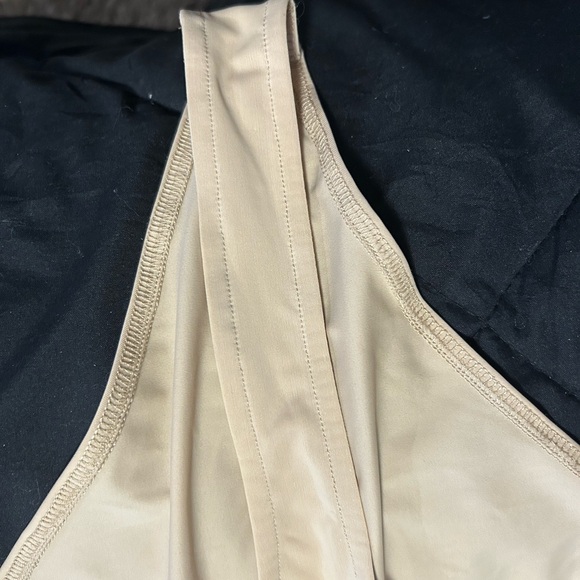 Hot Miami Styles Gold and Cream Bodysuit with Luxe Details - Picture 3 of 5